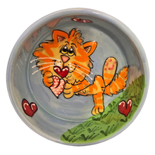 Tabby Love Pottery Cat Dish by Debby Carman