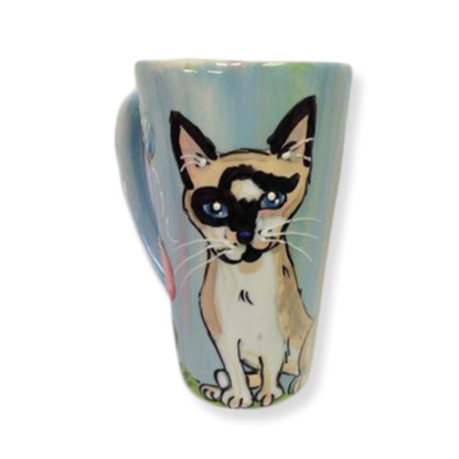 Siamese Cat Latte Mug