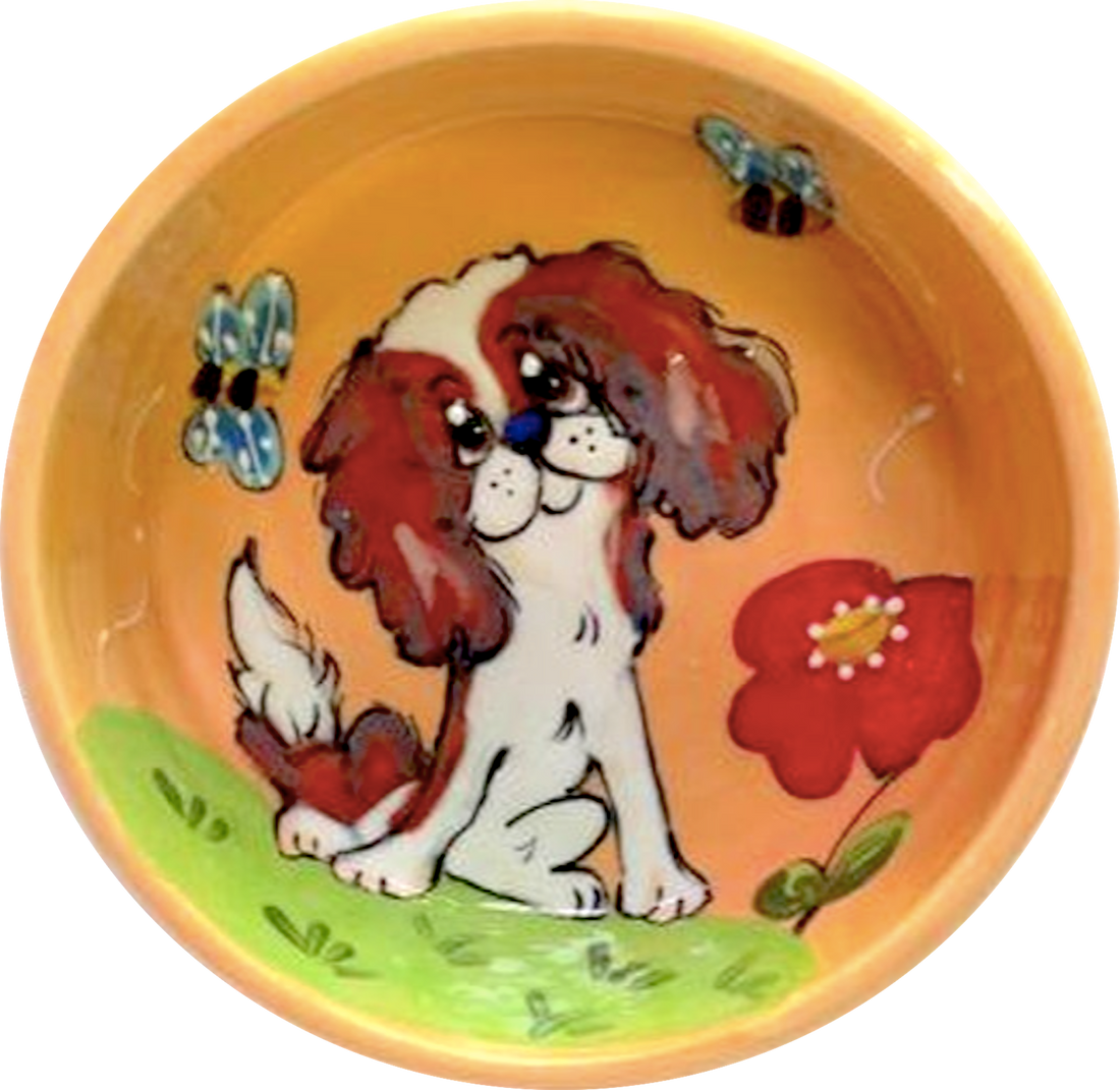 Buy Dog Bowls Cat Bowls Custom Dog Bowls Custom Pet Bowls Cat Bowl Hand Painted Faux Paw Productions