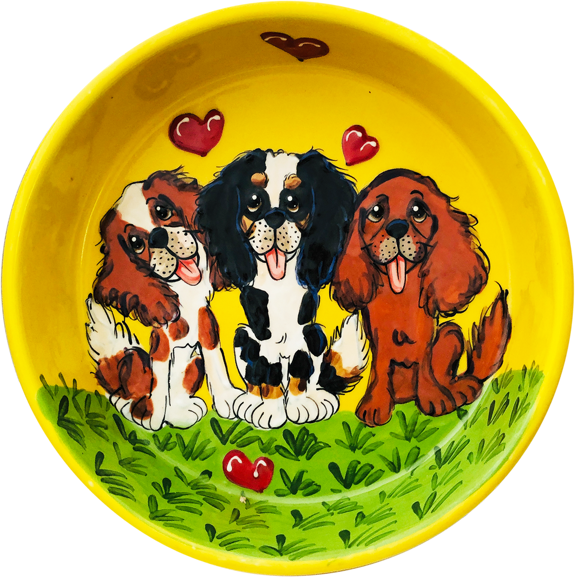 Cavalier King Charles 10&quot; Dog Bowl