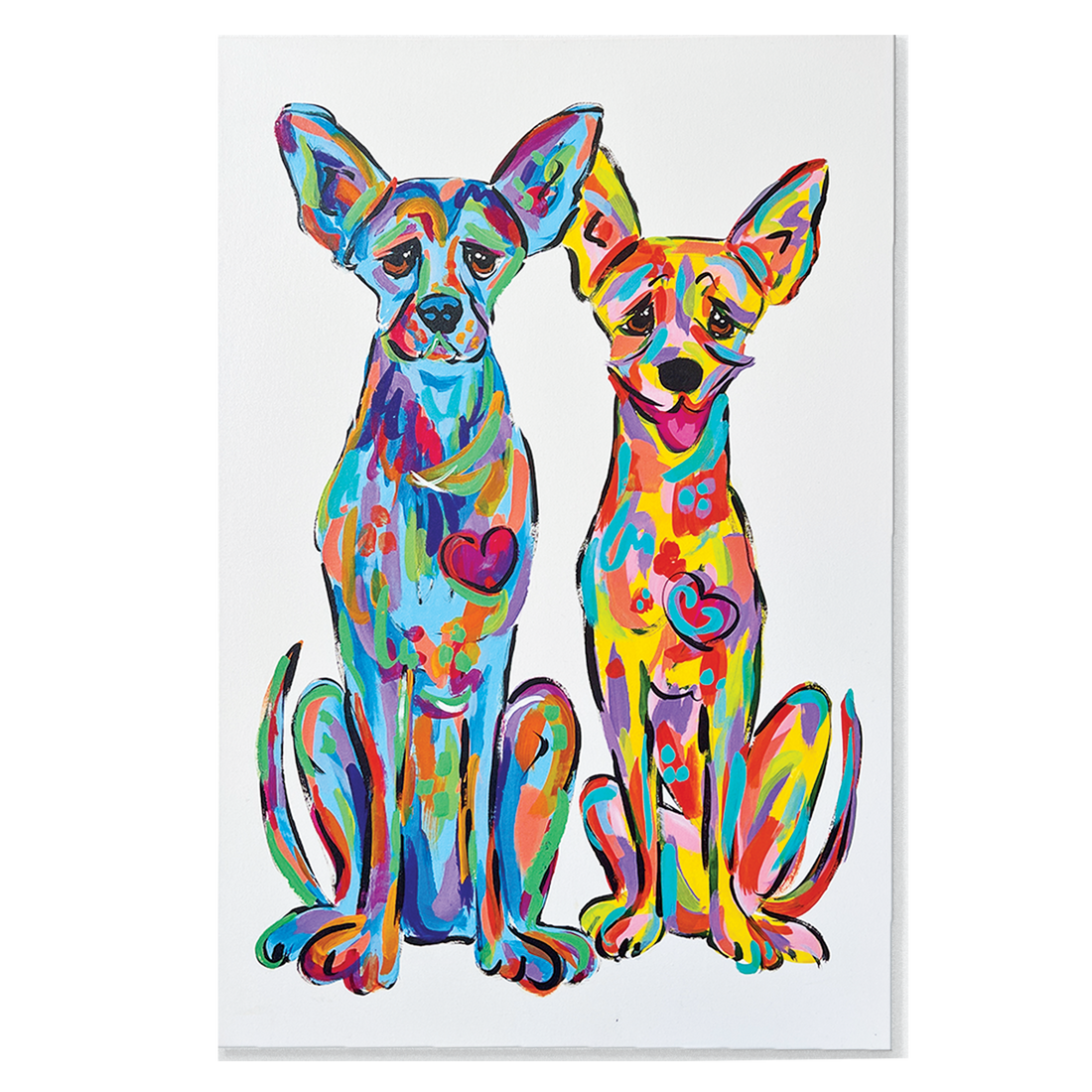 CHIHUAHUA CANVAS PAINTING BY DEBBY CARMAN