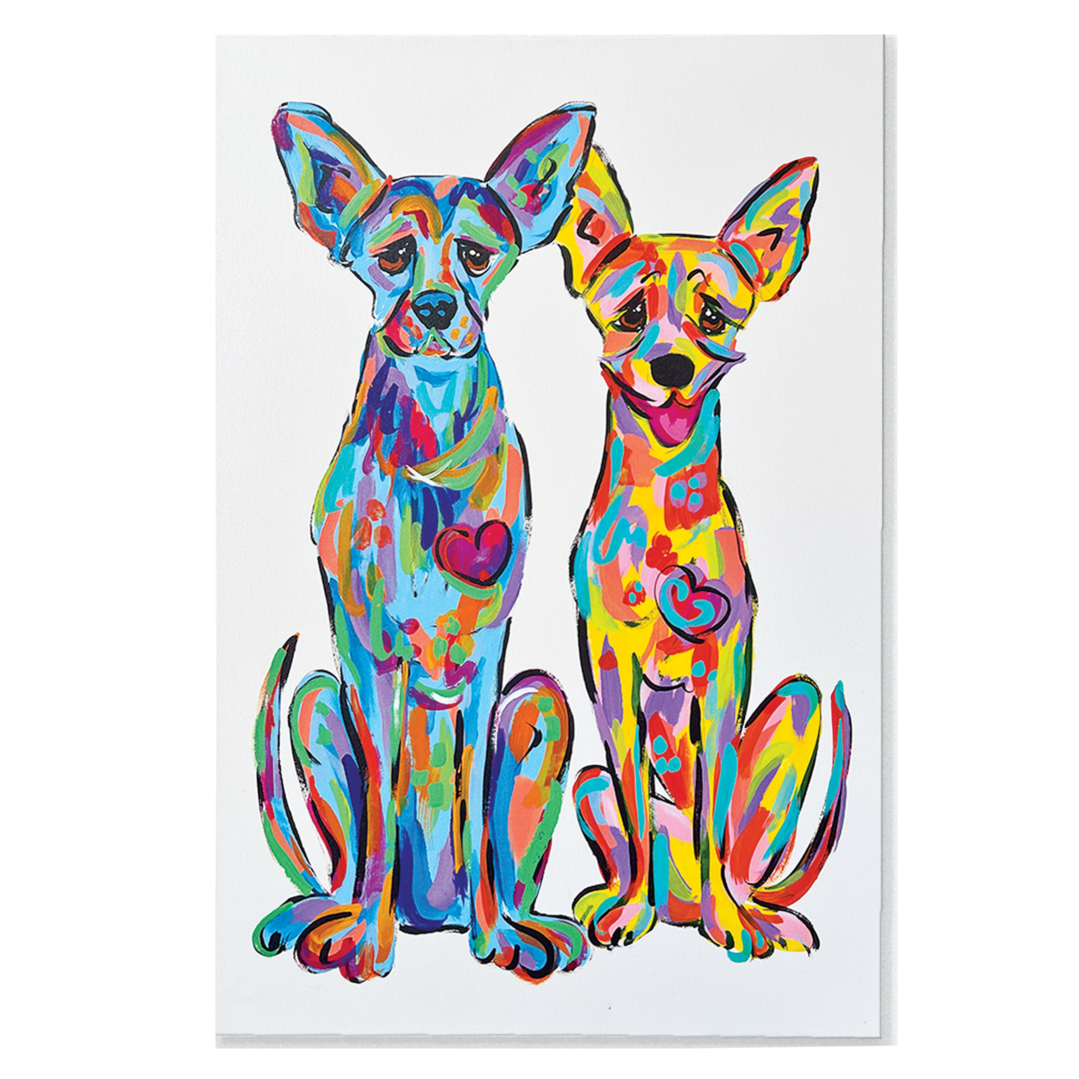 CHIHUAHUA CANVAS PAINTING BY DEBBY CARMAN