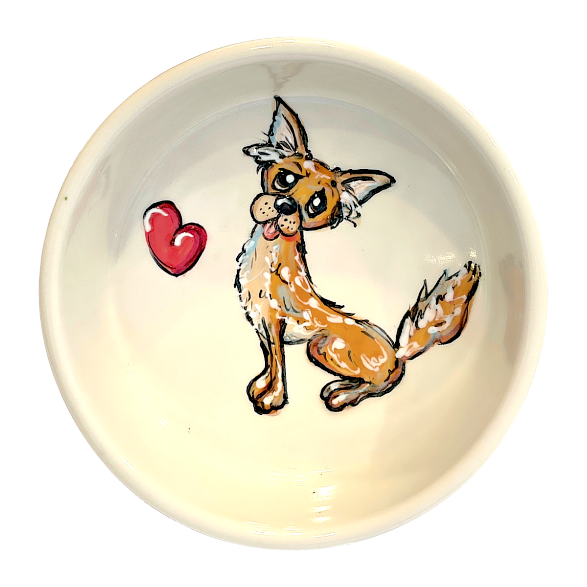 Chihuahua Hand-Painted 6&quot; Bowl by Debby Carman