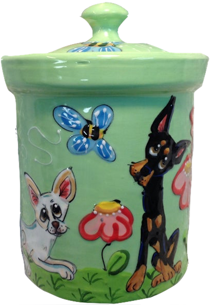 Chihuahua Contempo Treat Jar