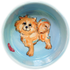 chow chow dog bowl, ceramic dog water dish, small bowl, gift, blue, akc, Debby Carman, faux paw productions, dog bowl pottery