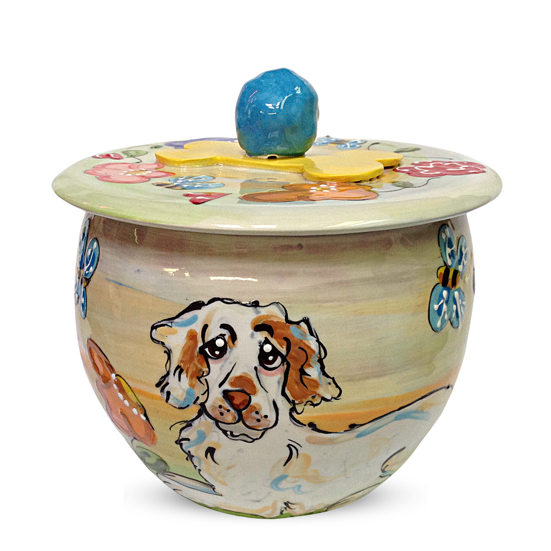 Clumber Spaniel Treat Jar