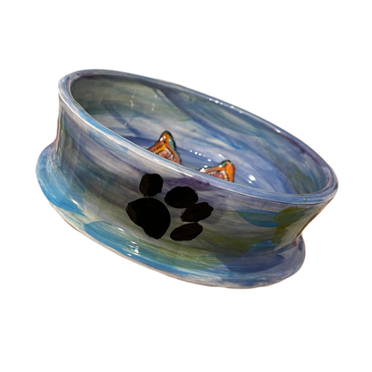 Corgi Handmade Ceramic Dog Bowl