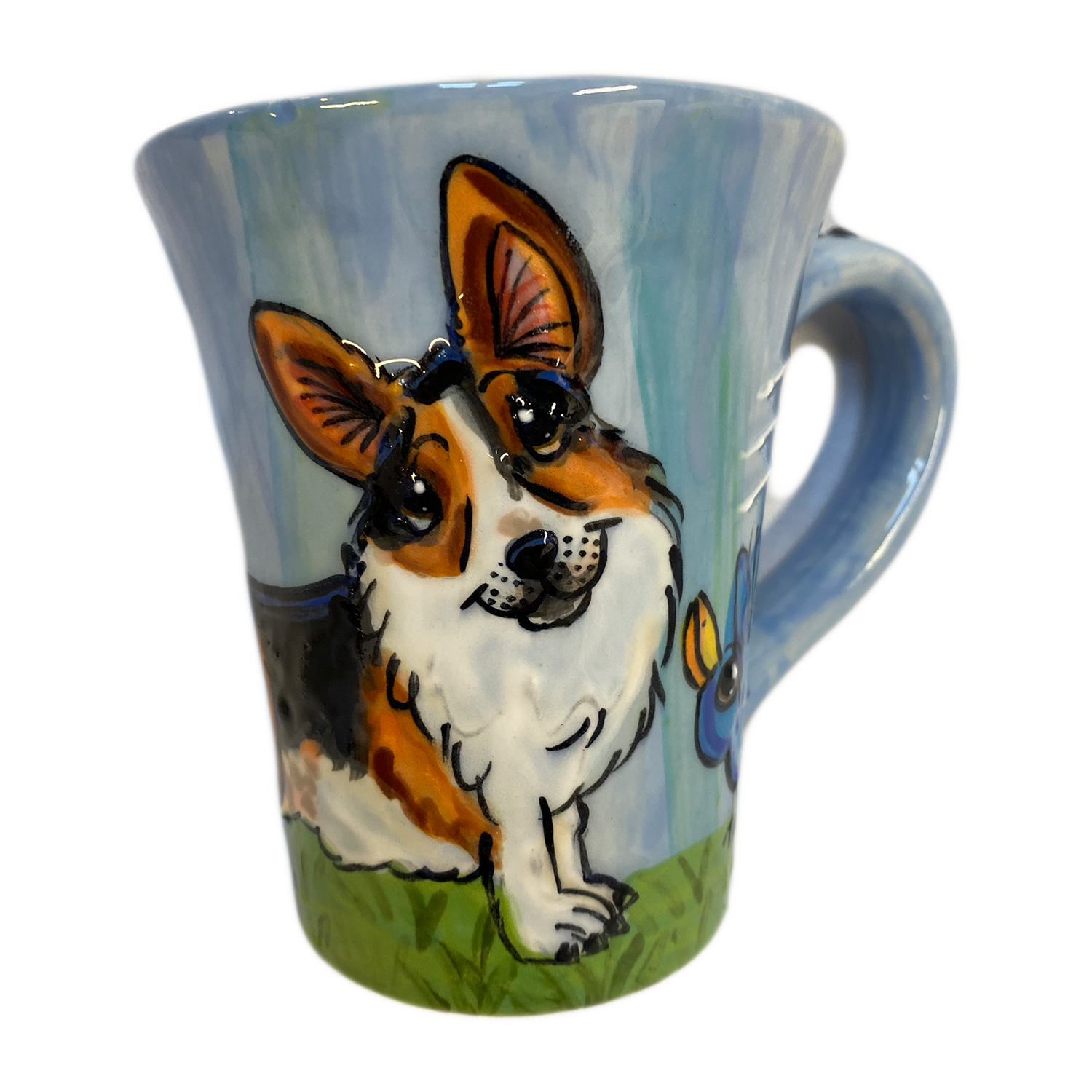 corgi dog mug by debby carman