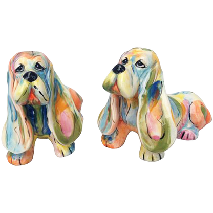 Cocker Spaniel Salt &amp; Pepper Shakers - Blue Sky