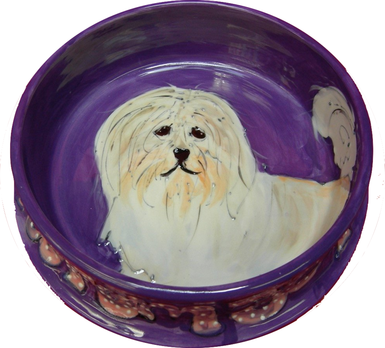 COTON DE TULEAR CUSTOM BOWL