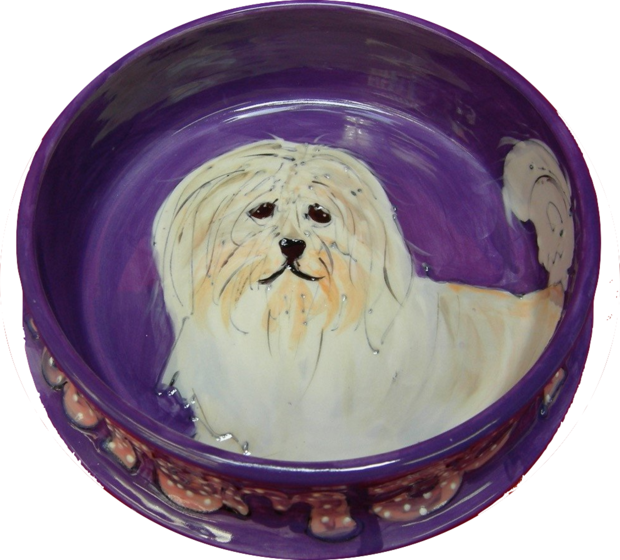 COTON DE TULEAR CUSTOM BOWL