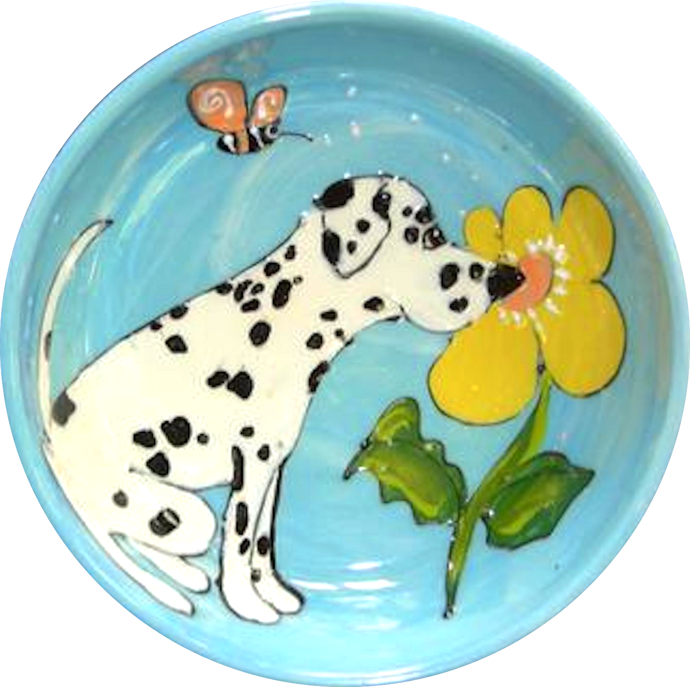 Dalmation Dog Bowl