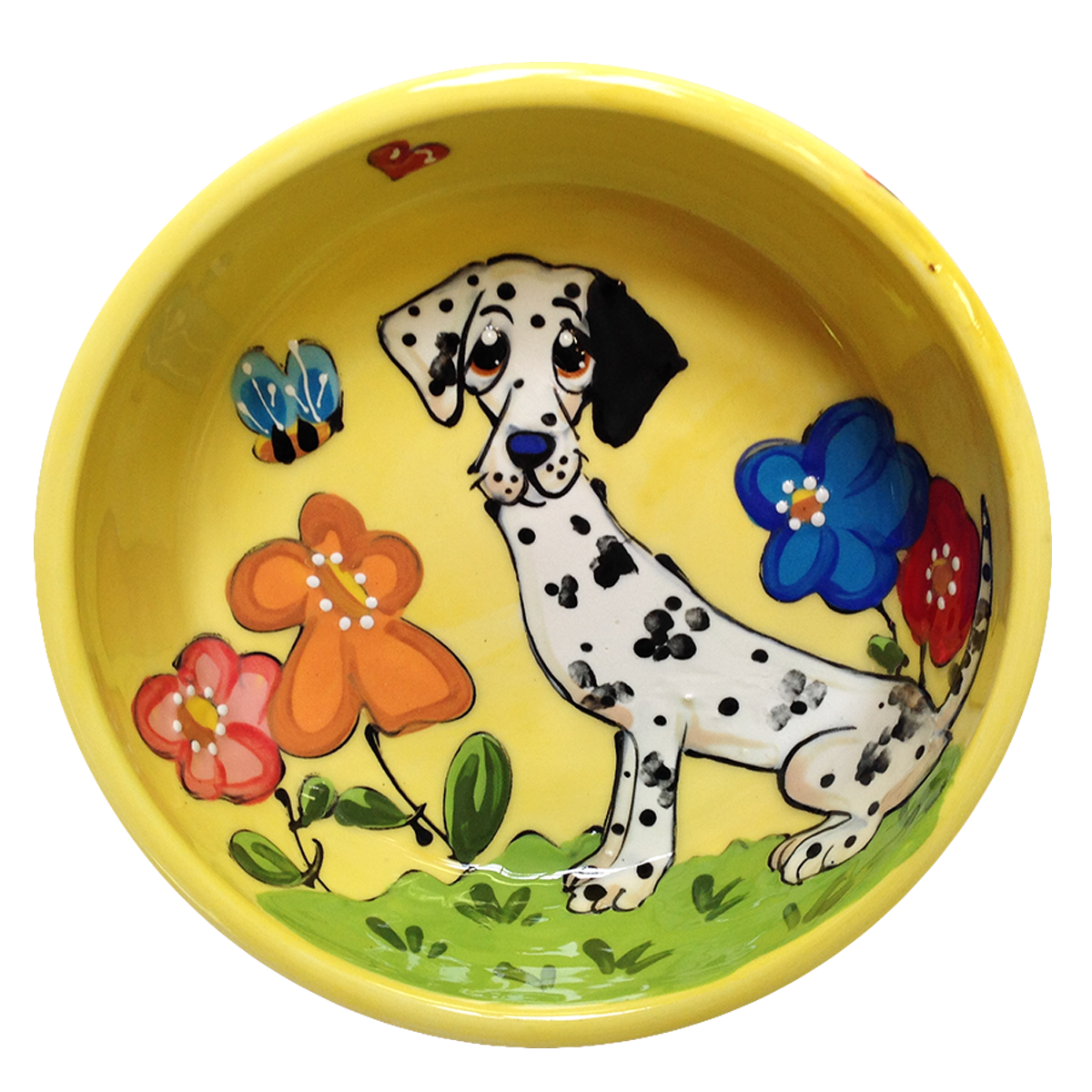 HANDMADE CUSTOM DOG BOWL CERAMIC FROM WWW.FAUXPAWPRODUCTIONS.COM