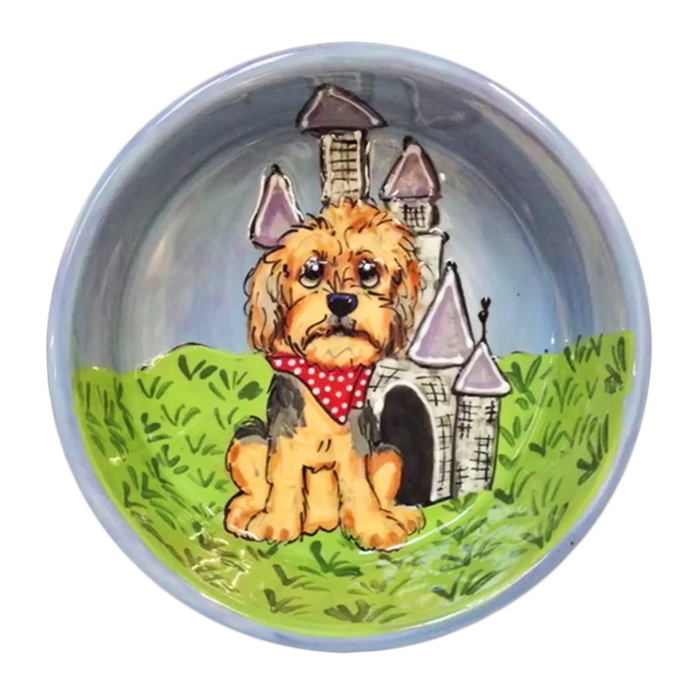 Disneyland Inspired Ceramic Dog Bowl