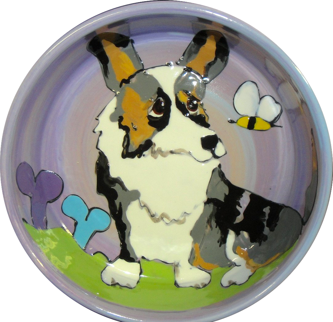 Vintage Corgi | Dog Bowl