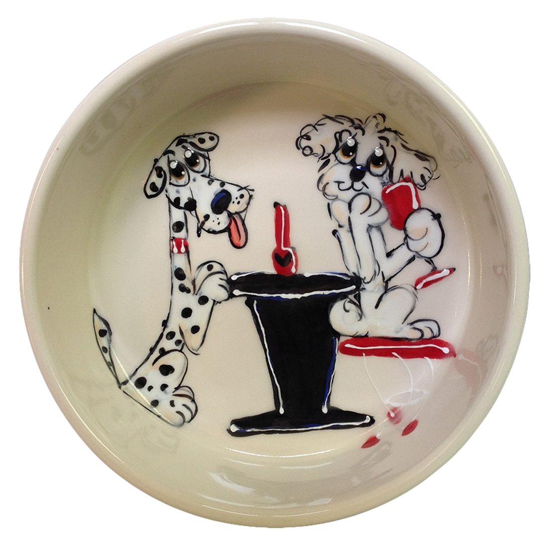 Dalmation Dog Bowl