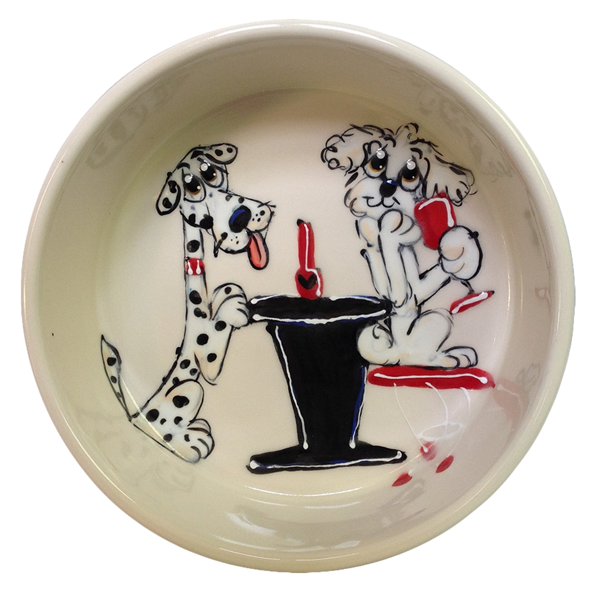 Dalmation Dog Bowl