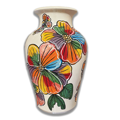 13&quot; Rainbow Flower Vase