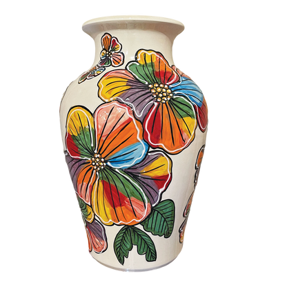 13&quot; Rainbow Flower Vase