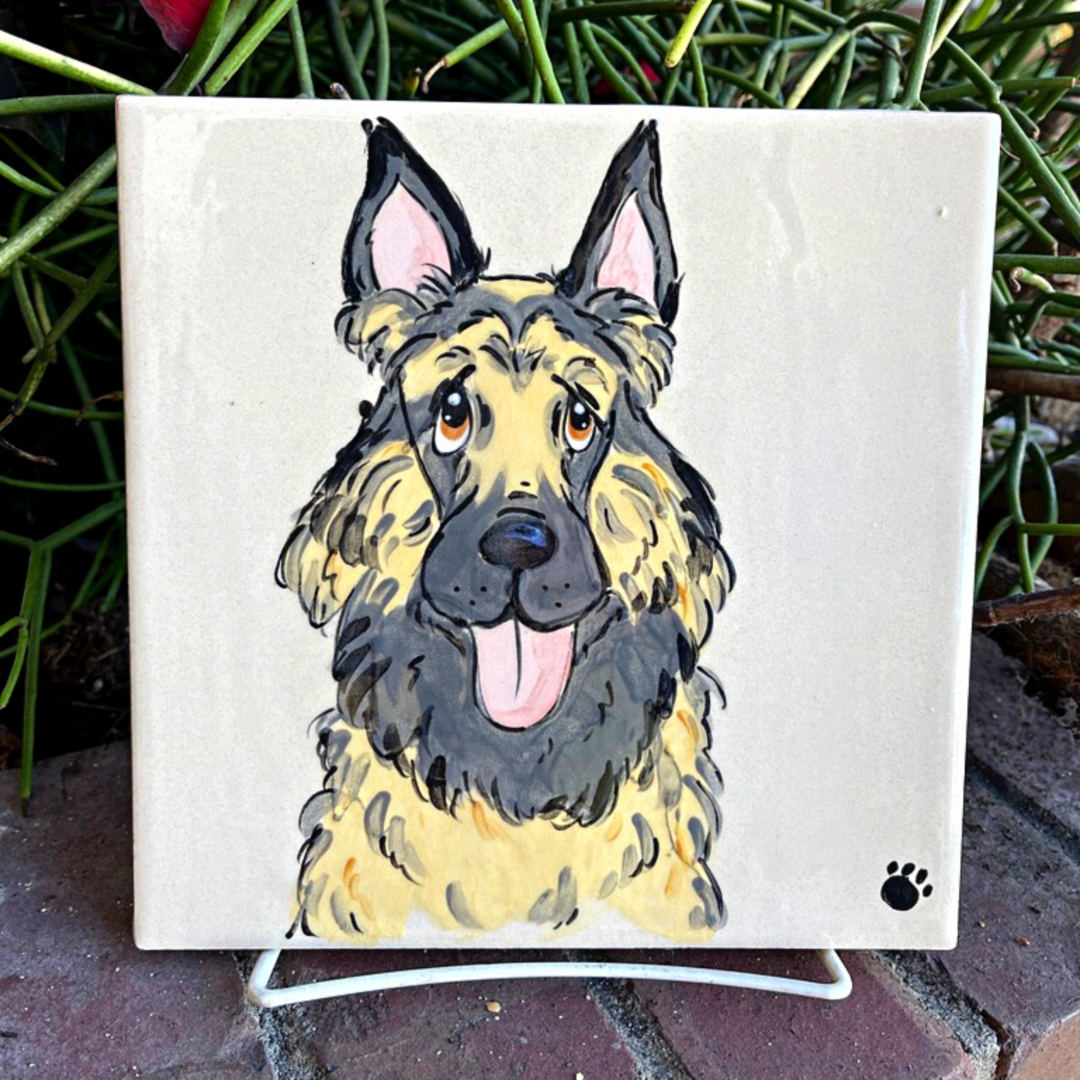 German Shepherd Tile