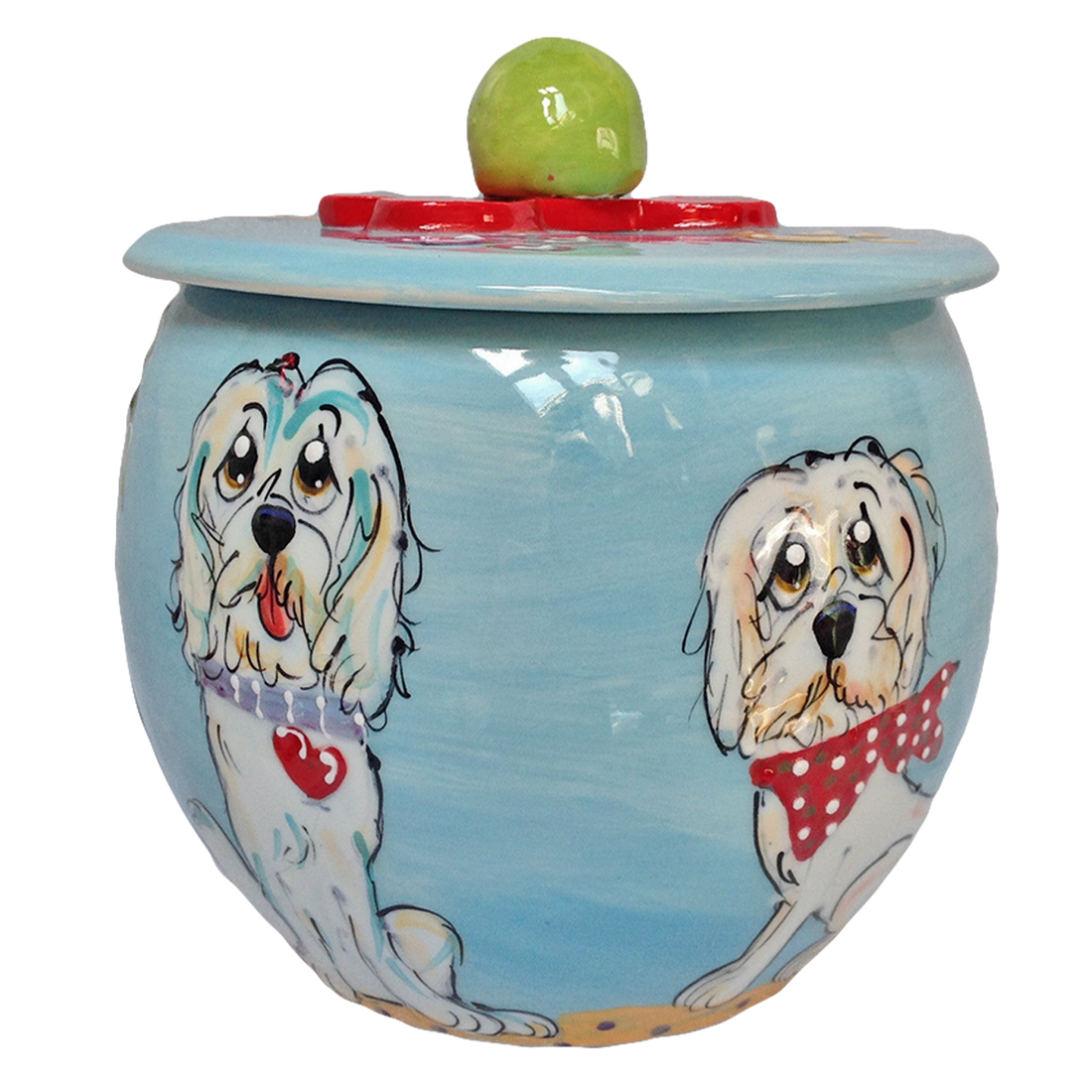 Golden Doodle Treat Jar