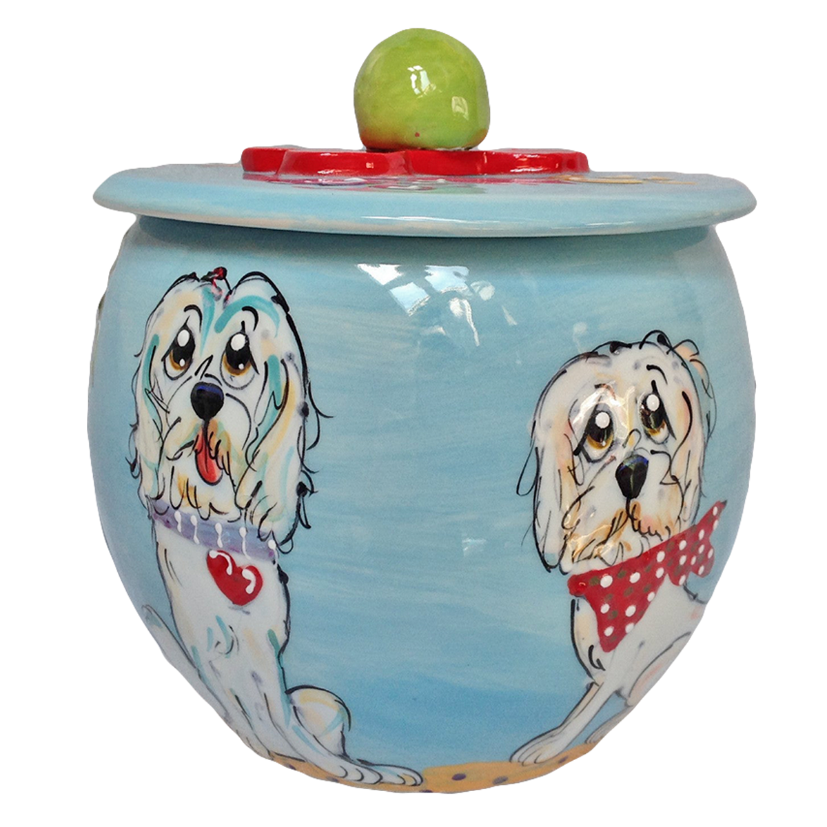 Golden Doodle Treat Jar