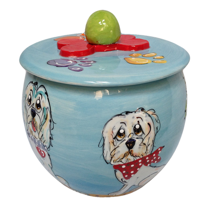 Golden Doodle Treat Jar