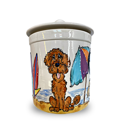 Golden Doodle Cookie Jar