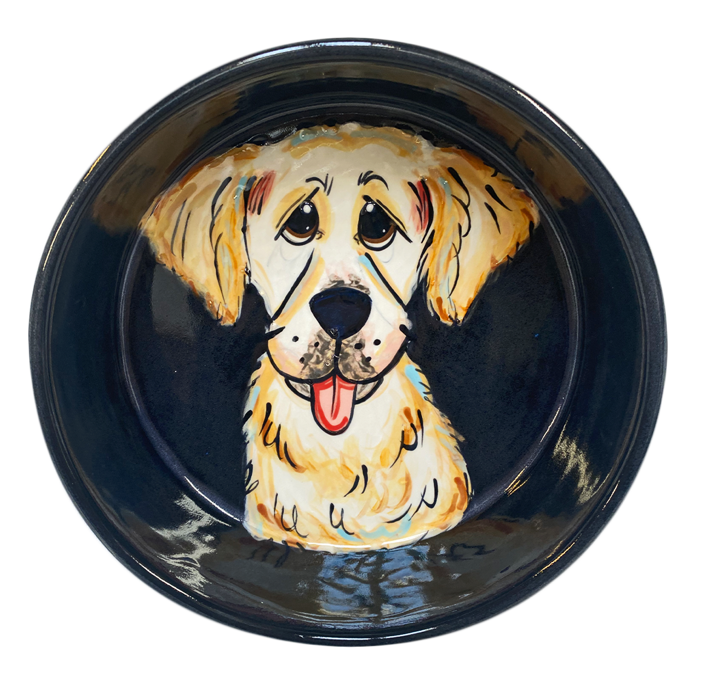 Golden Retriever Portrait Bowl