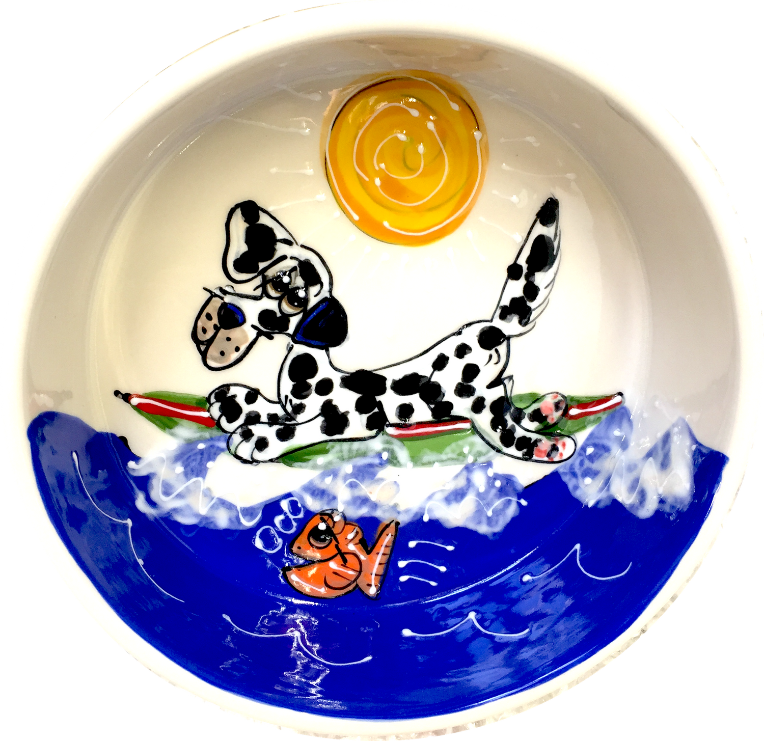 Great Dane Ceramic Dog Bowl