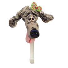 Grey Poodle Wall Sculpture