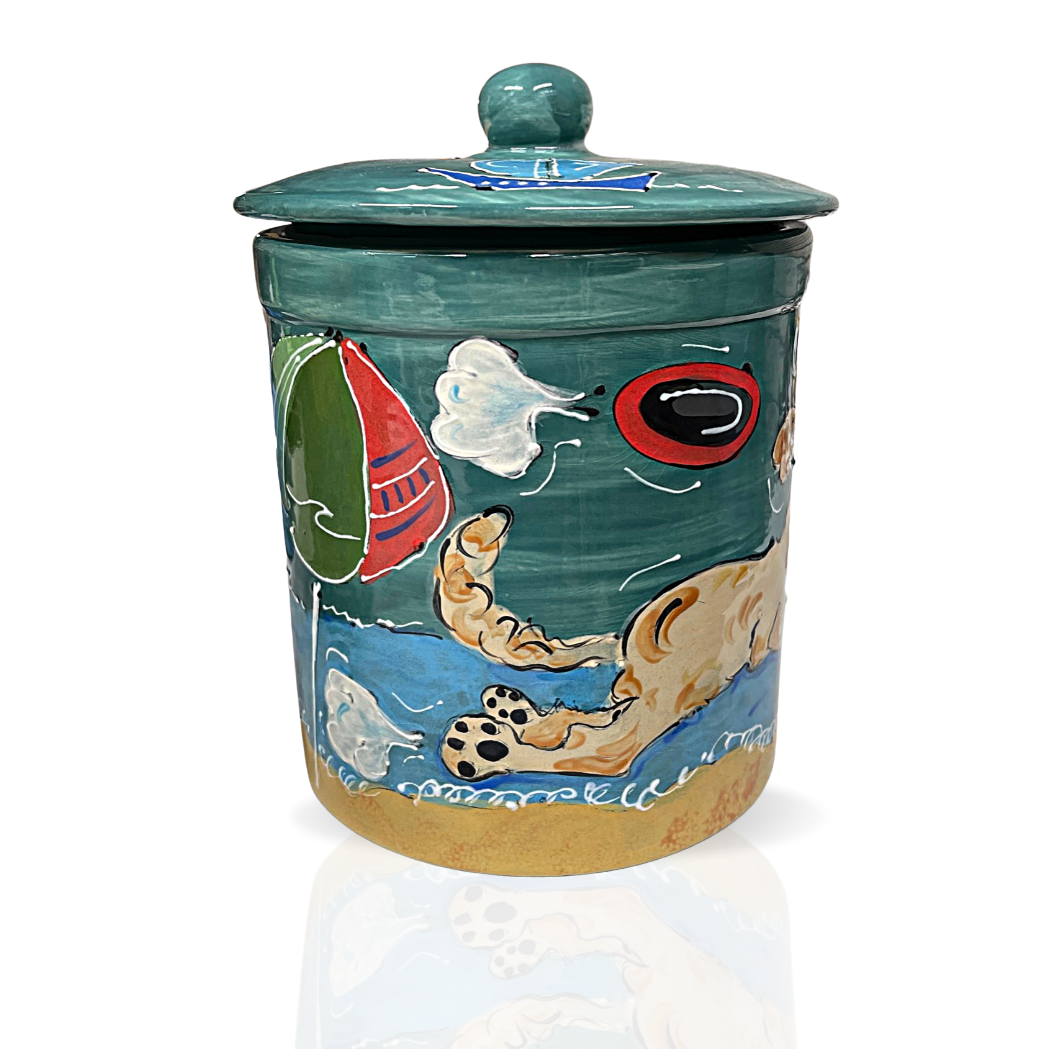 Golden Doodle Treat Jar