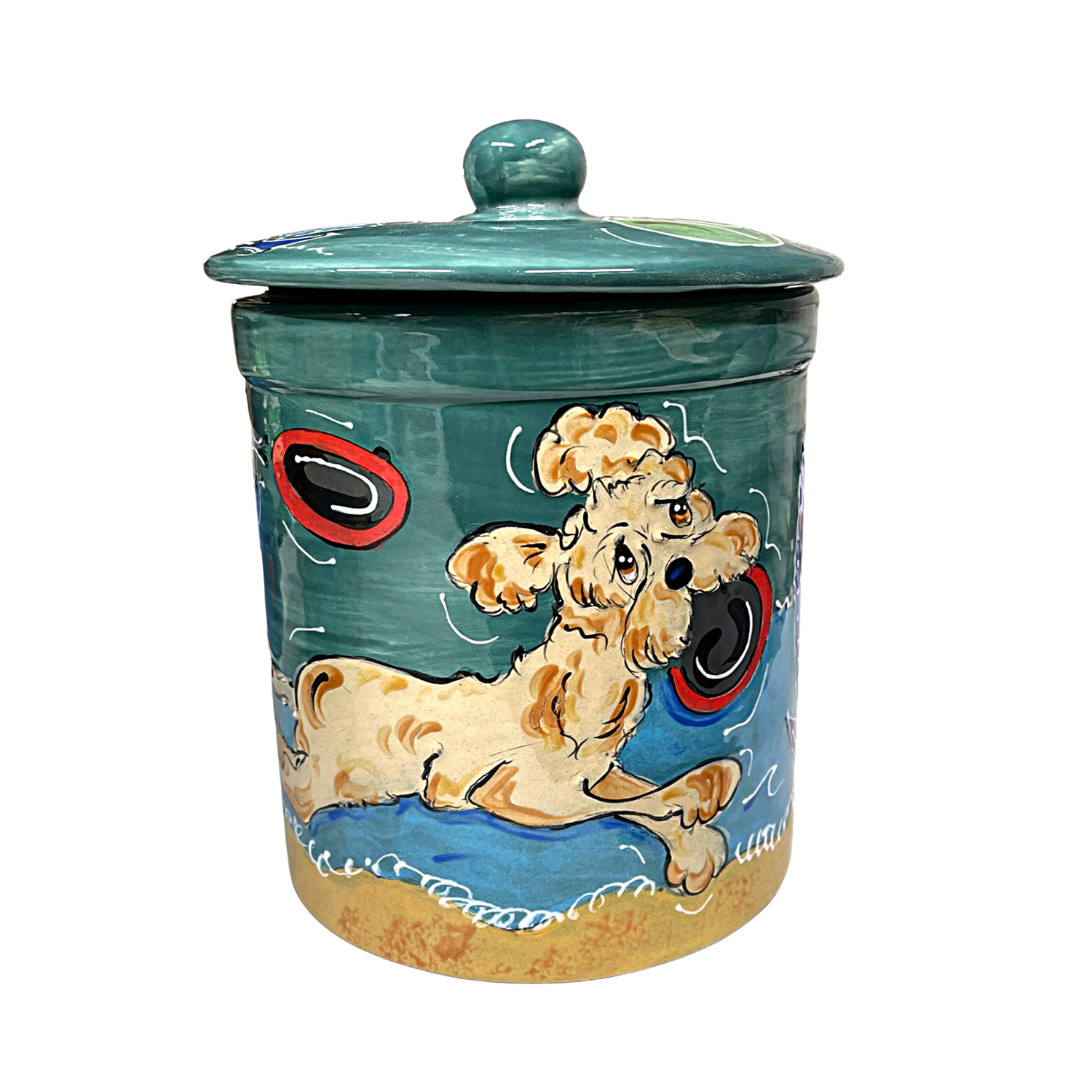 Golden Doodle Treat Jar