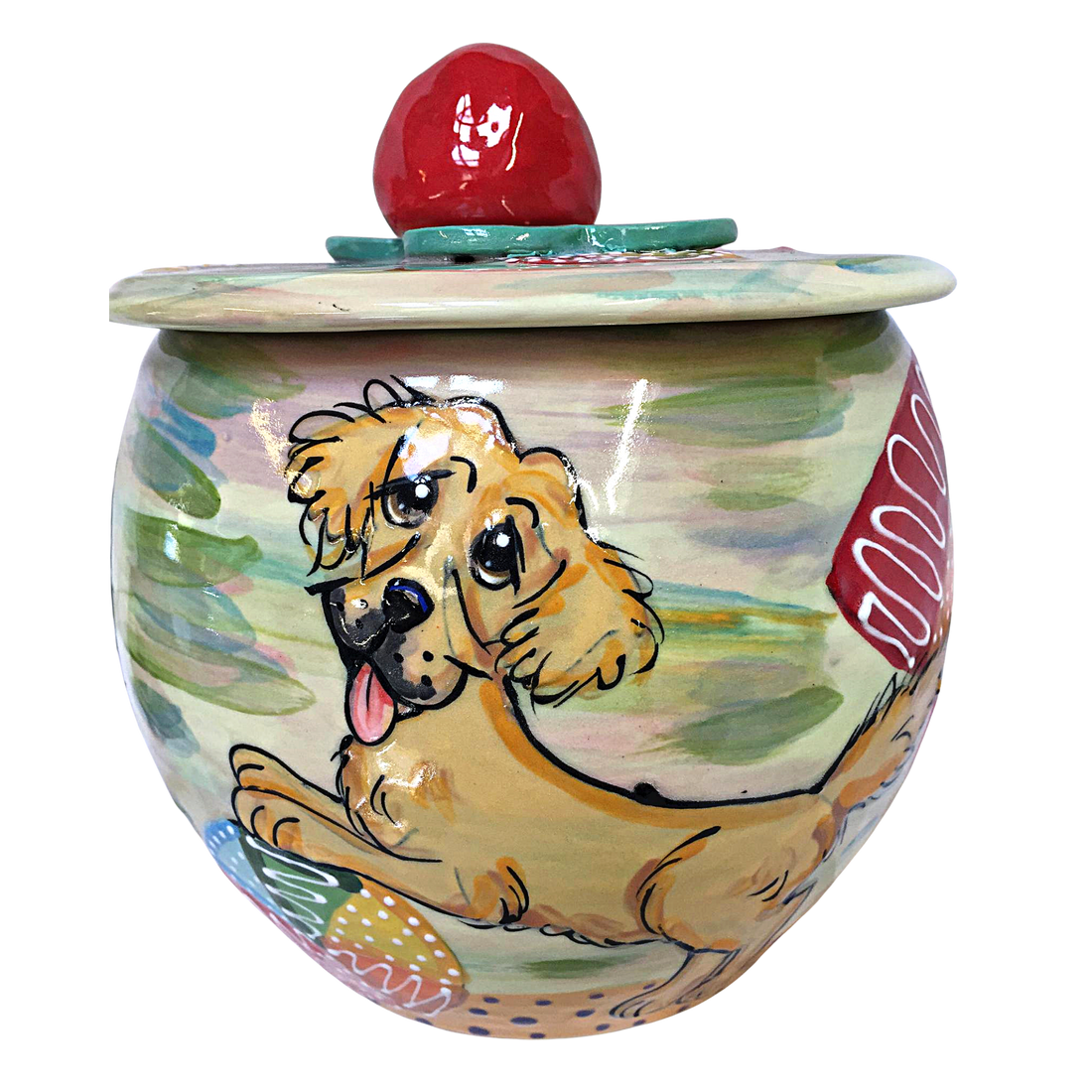 Golden Retriever Treat Jar