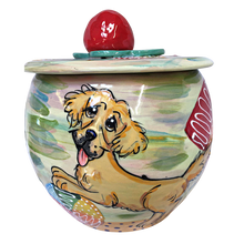 Golden Retriever Treat Jar