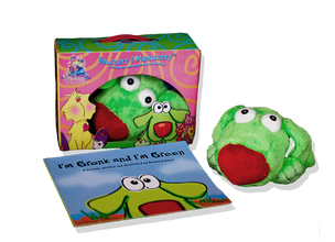 Gronk - I'm Gronk and I'm Green© Book & Hand Puppet Gift Boxed Set