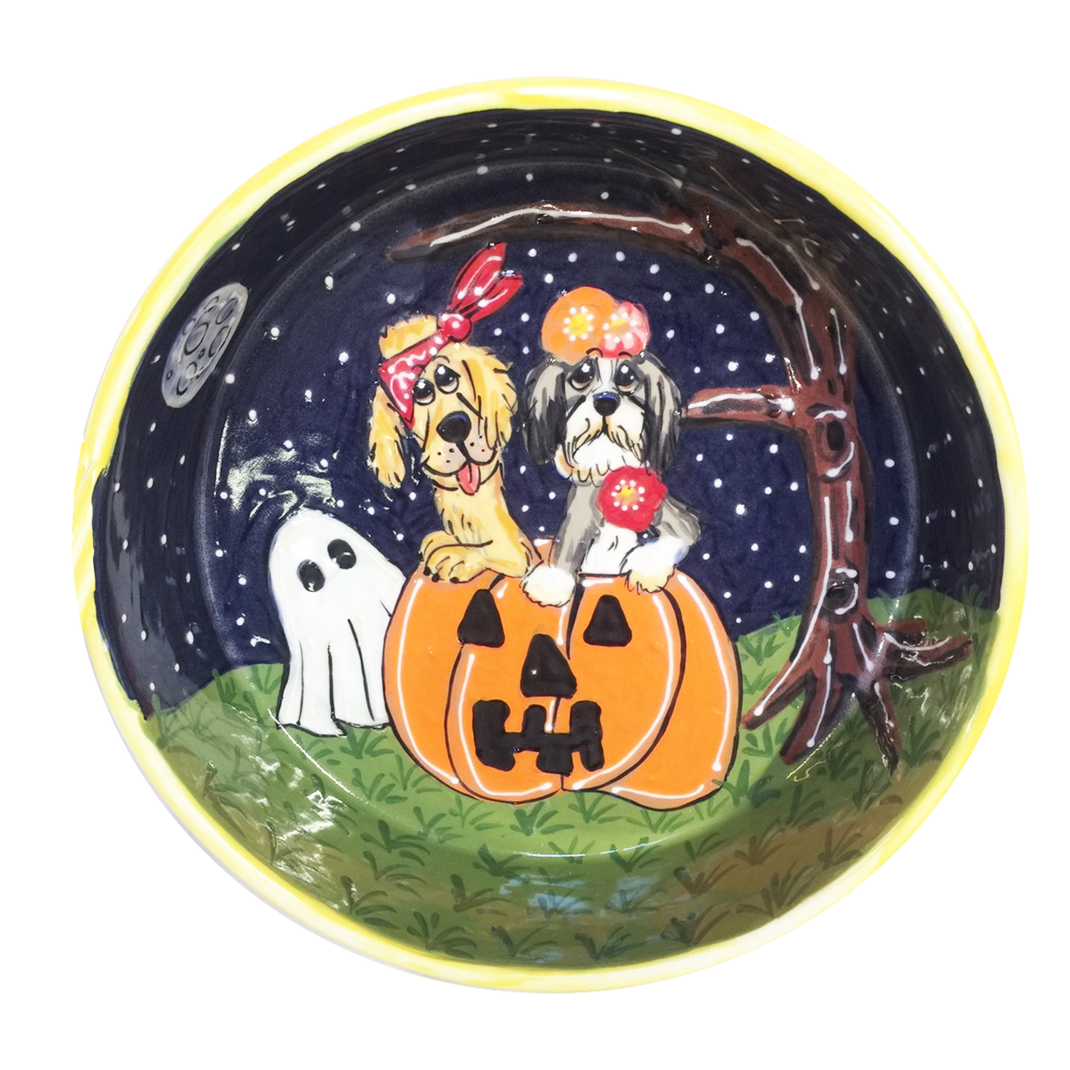 Howl-O-Ween Dog Bowl