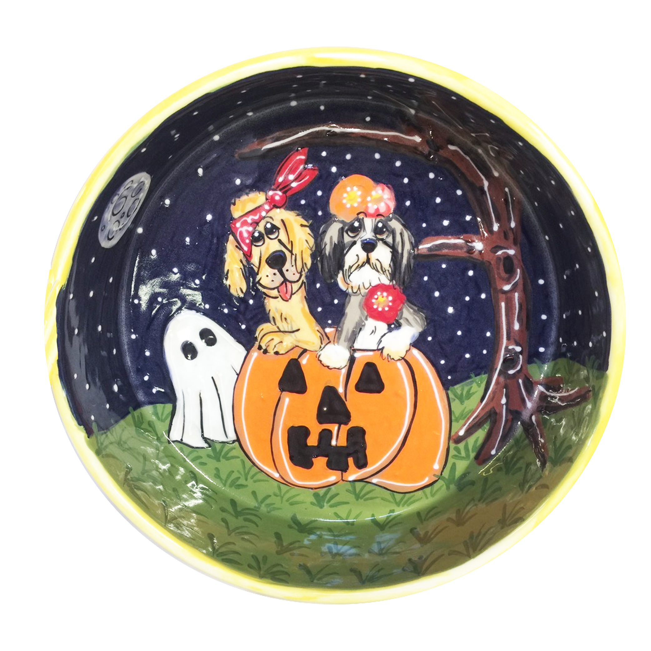 Howl-O-Ween Dog Bowl