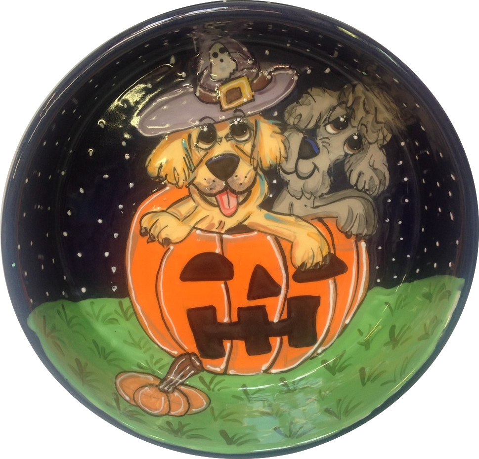 Halloween Dog Bowl