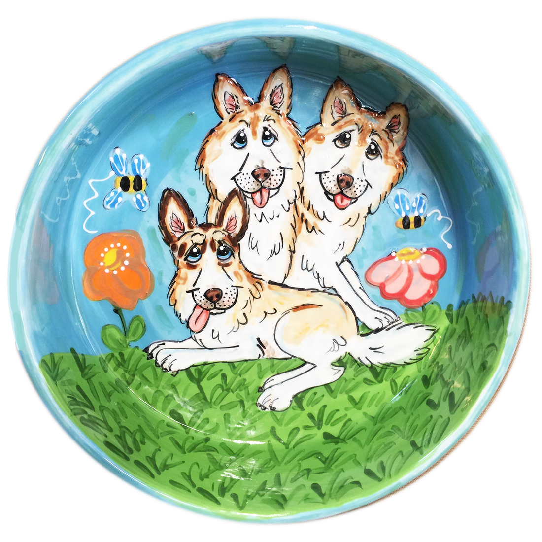 Siberian Husky | Ceramic Dog Bowl