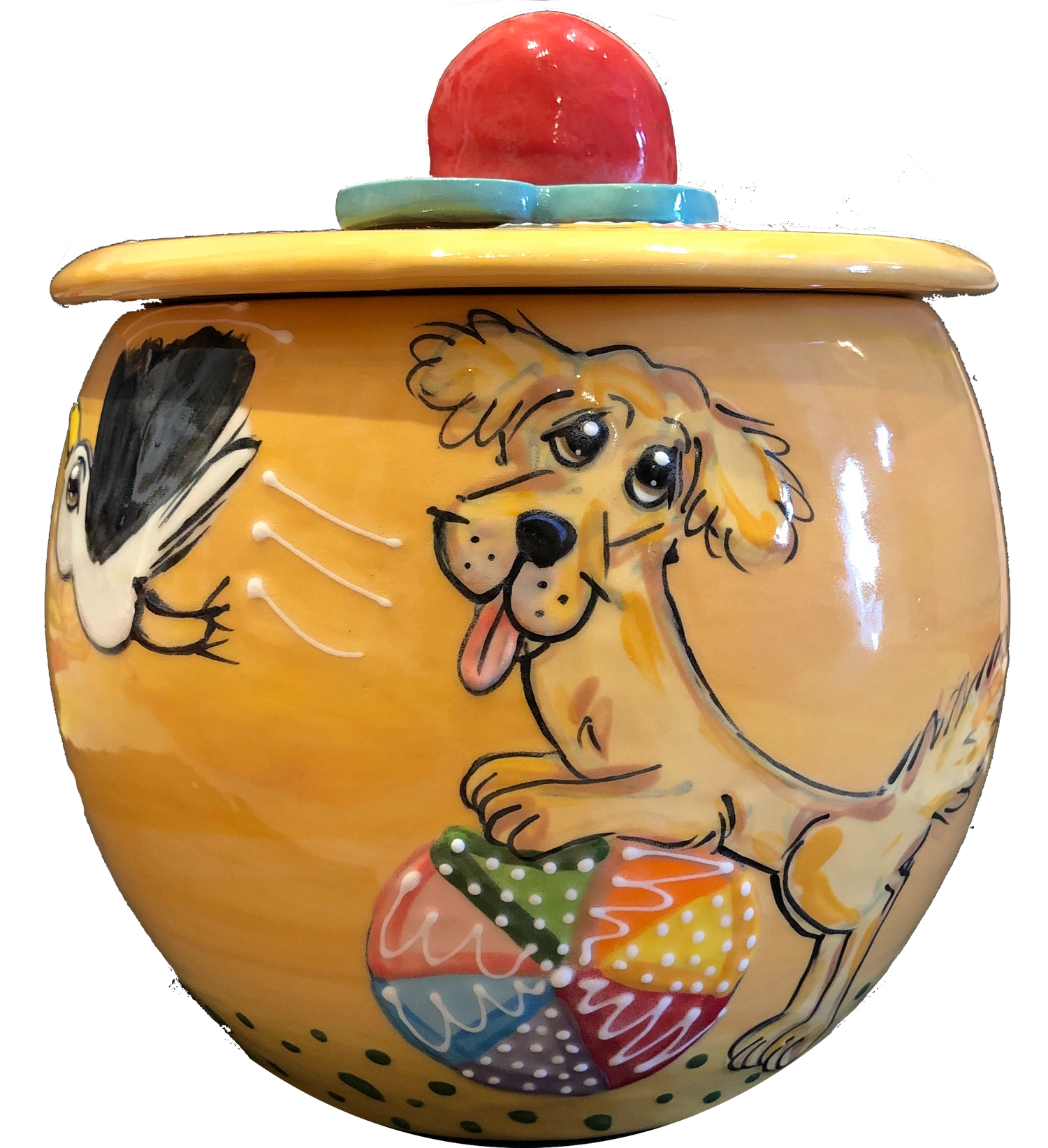 Golden Retriever Treat Jar