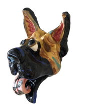 German Shepherd Wall Sculpture
