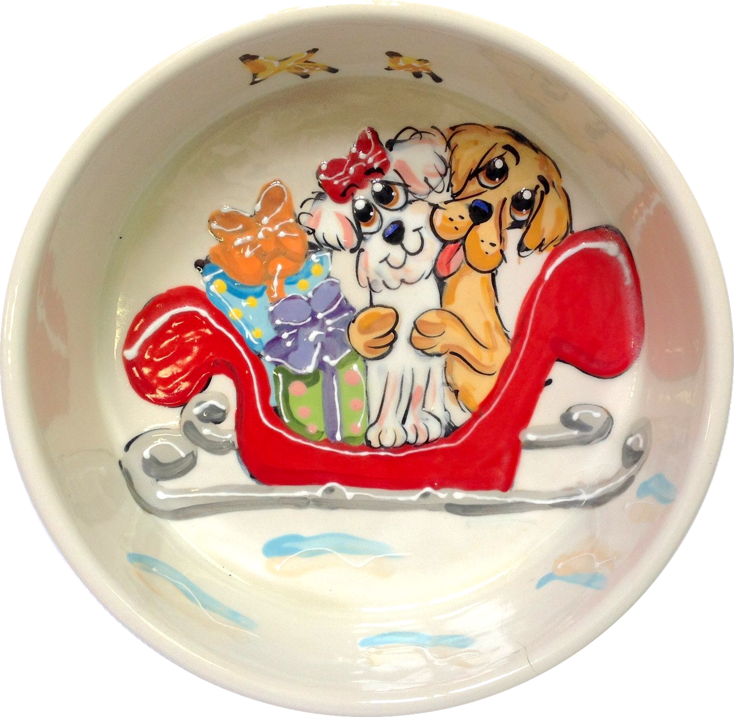 Christmas Dog Bowl