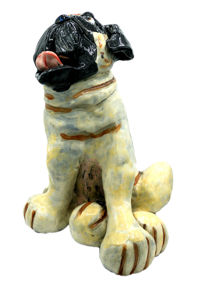 Pug Sculpture