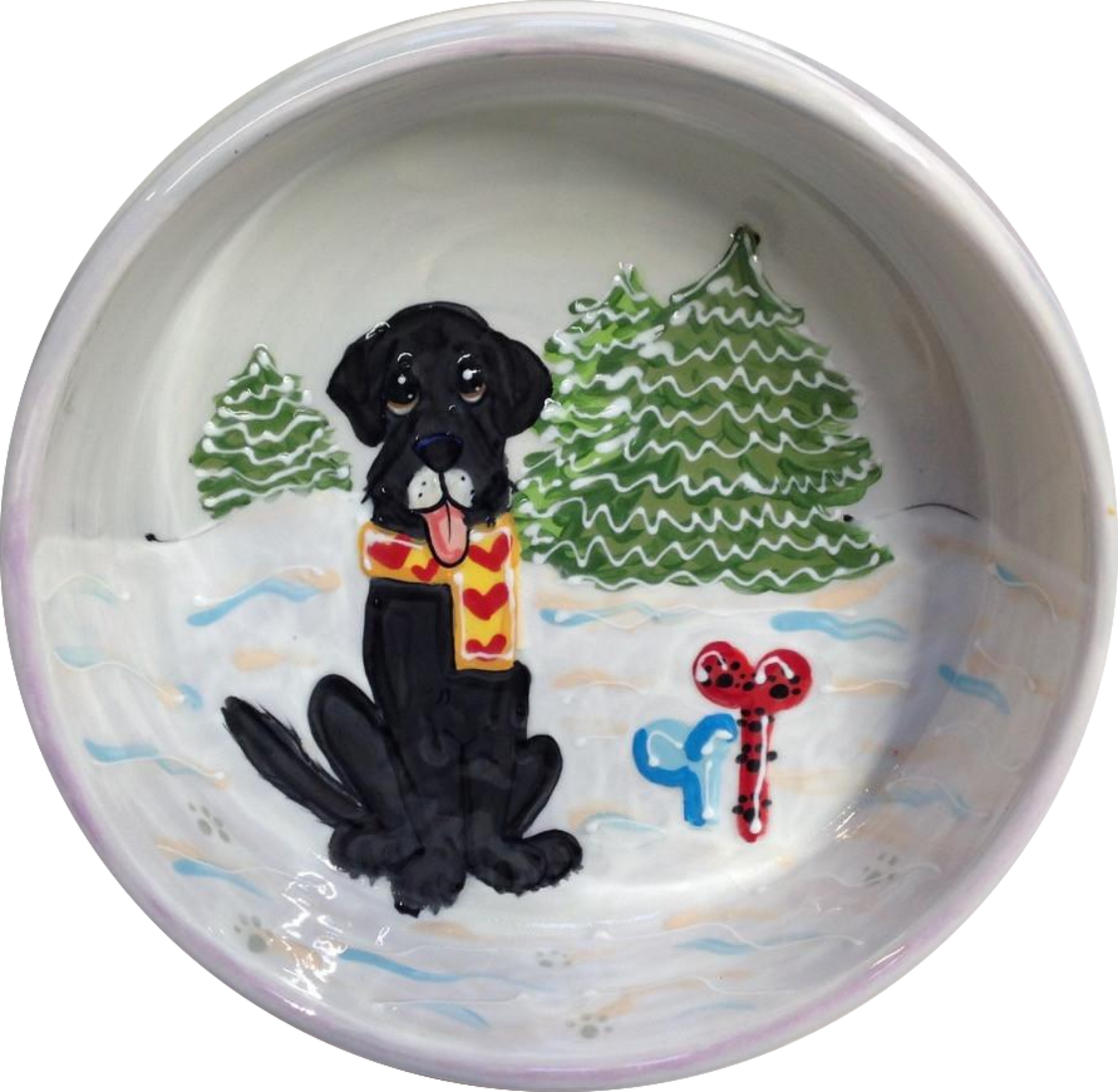 Frosty The Snow Paws Holiday Pet Bowl