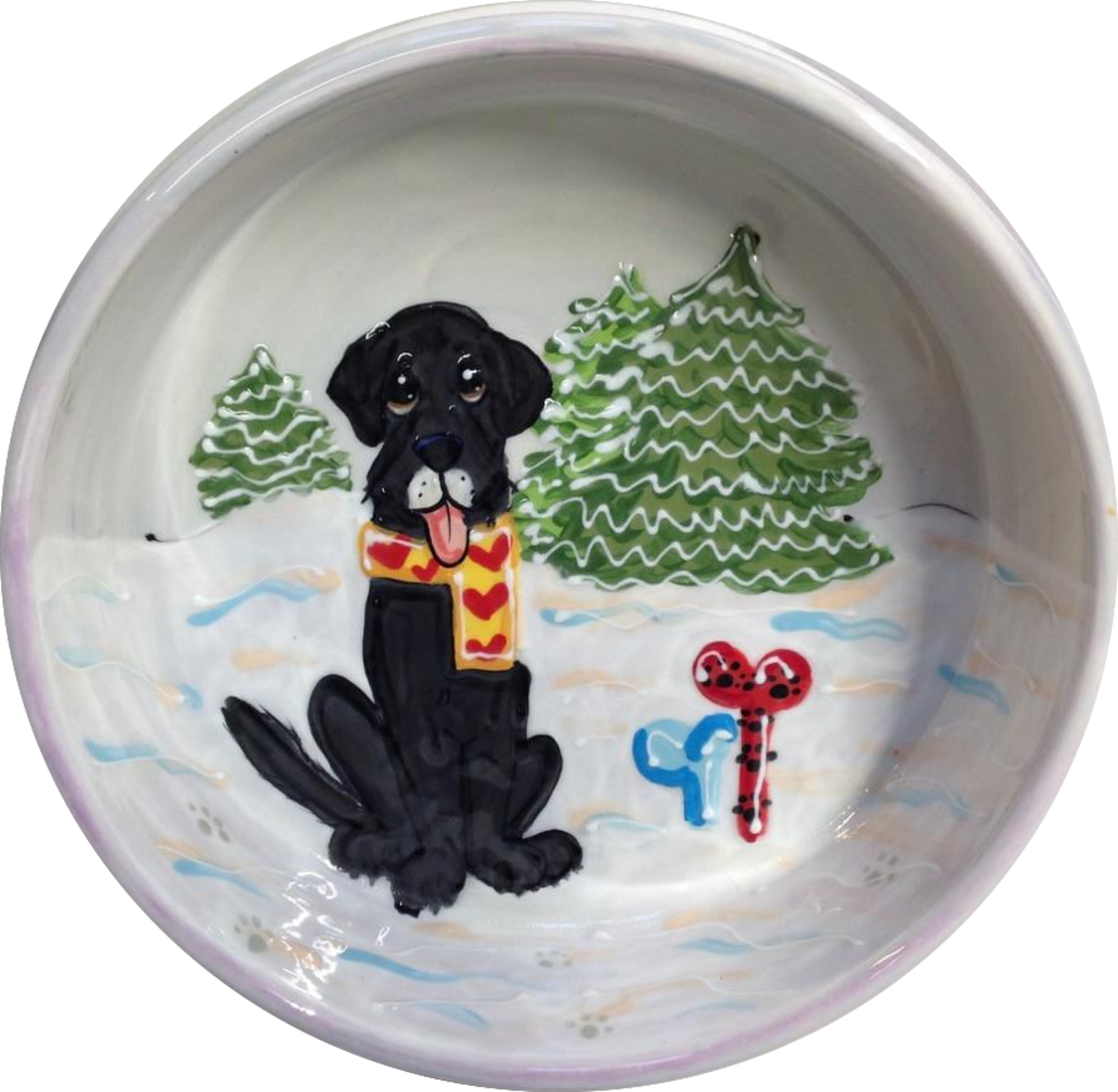 Frosty The Snow Paws Holiday Pet Bowl