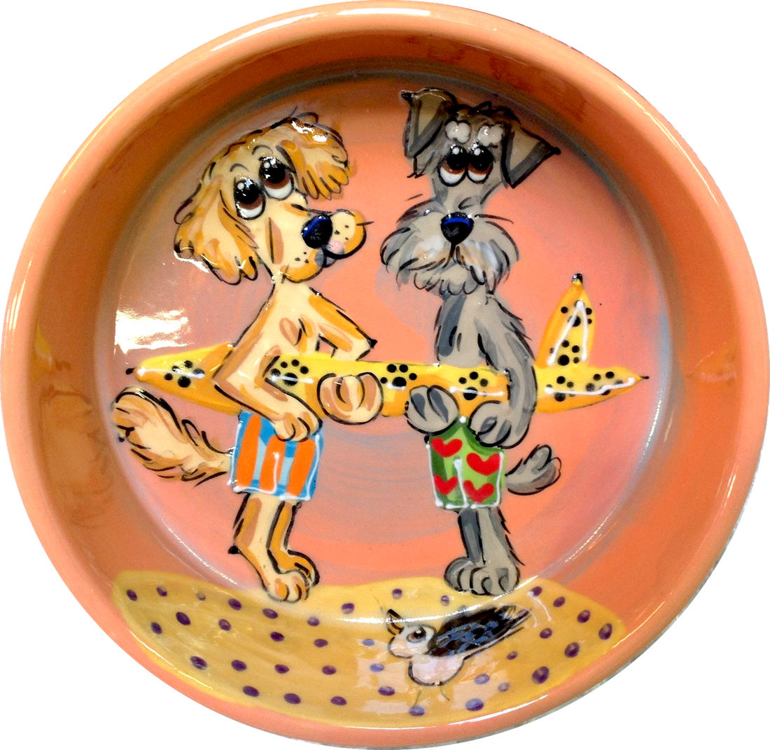 Schnauzer and Golden Retriever | Pet Bowl