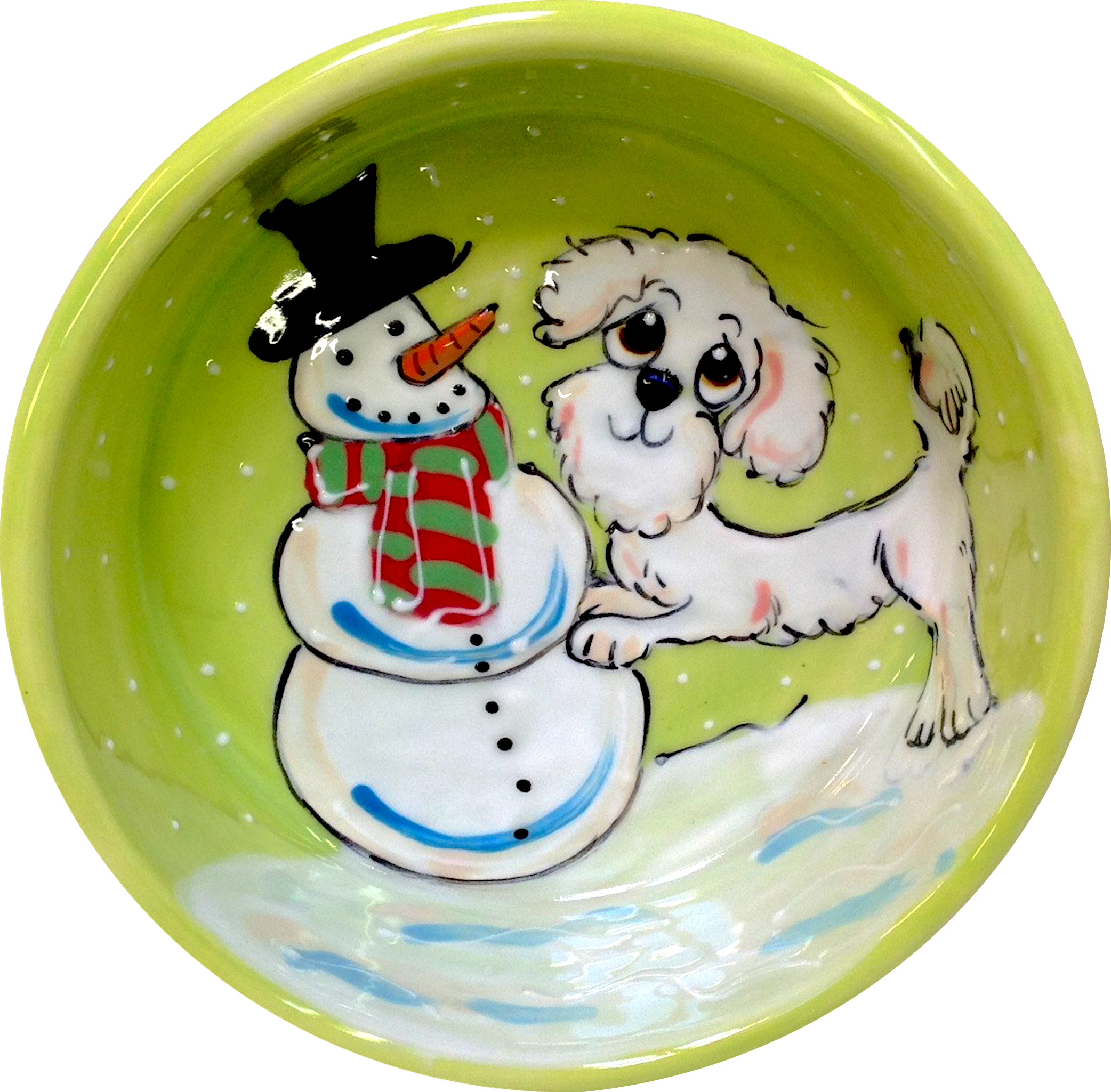 Holiday Dog Bowl