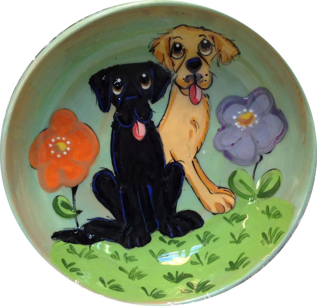 LABRADOR DOG BOWL