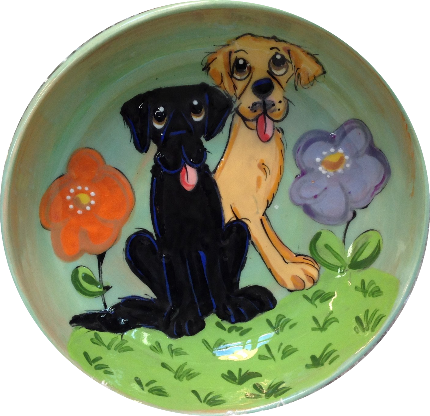 LABRADOR DOG BOWL